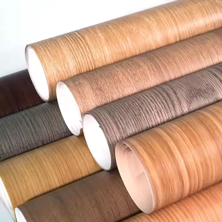 ವುಡ್ ಎಫೆಕ್ಟ್ ಪಿವಿಸಿ ಪಿಇಟಿ ಪಿಪಿ ಅಲಂಕಾರಿಕ ಕಿಚನ್ ವಿನೈಲ್ ಫಿಲ್ಮ್